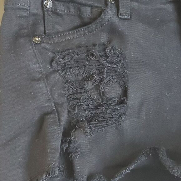 JAMES JEANS "Sugar" Distressed Shorts - Size 26 - Picture 2 of 7
